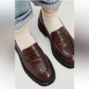 Free People Darci Platform Loafers